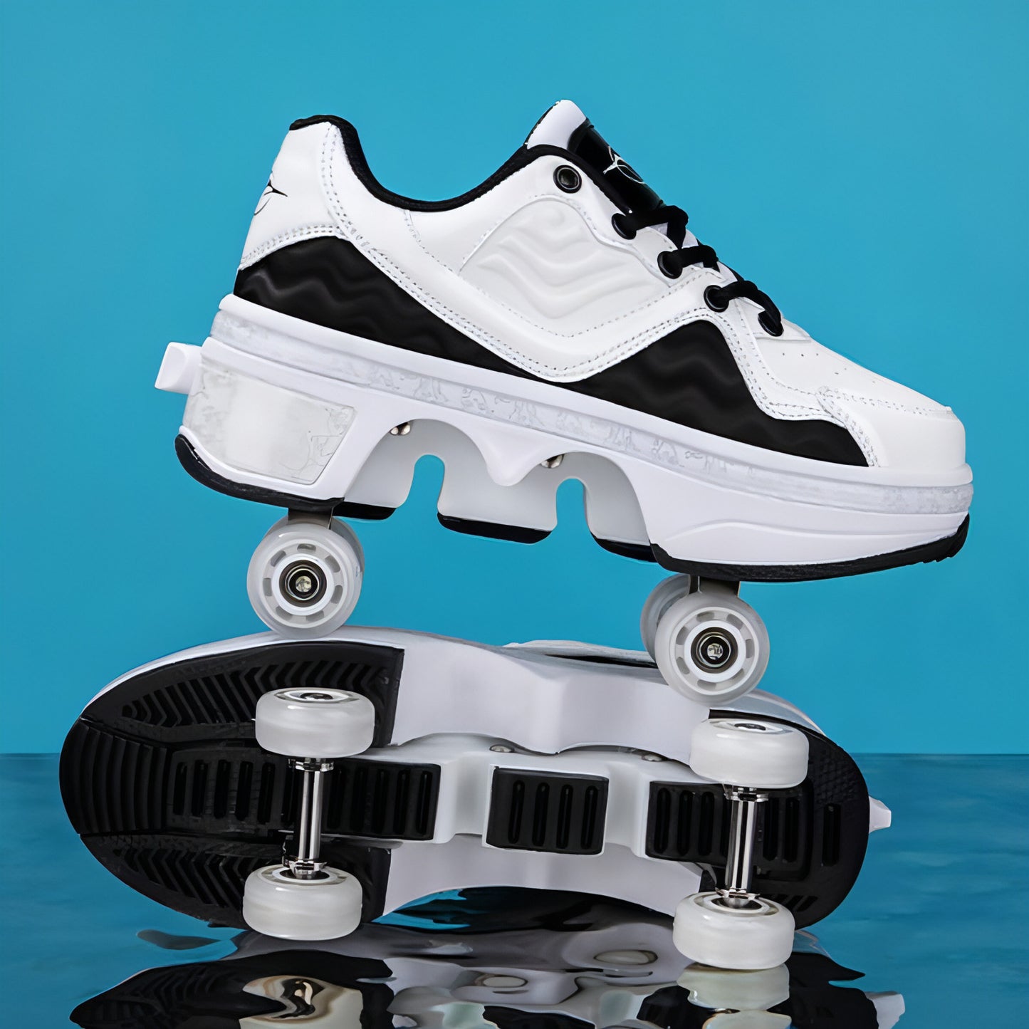 Four-wheel Rollerskate Children's Student Version 6-15 Years Old Roller Skating Sneakers