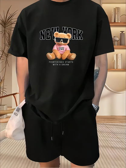 Camiseta de manga corta para hombre Teddy