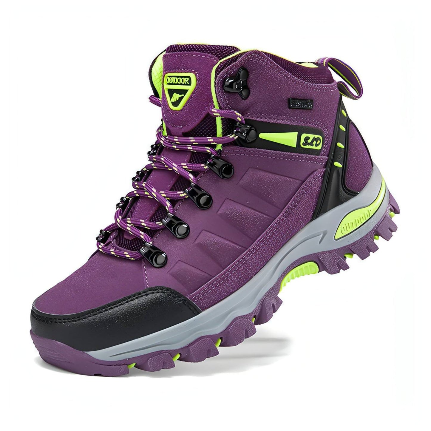 Plus Size Outdoor High-top Wear-resistant Mountaineering Women's Shoes