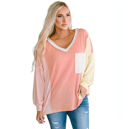 V-neck Long Sleeve Top Women's (T-shirt)