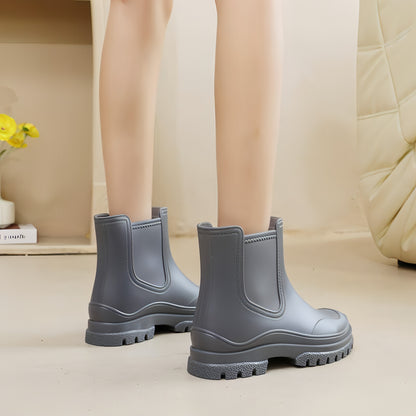 Cross-border Ladies Outdoor Work Rain Boots Lightweight Non-slip Rubber Shoes Kitchen Shoe Cover