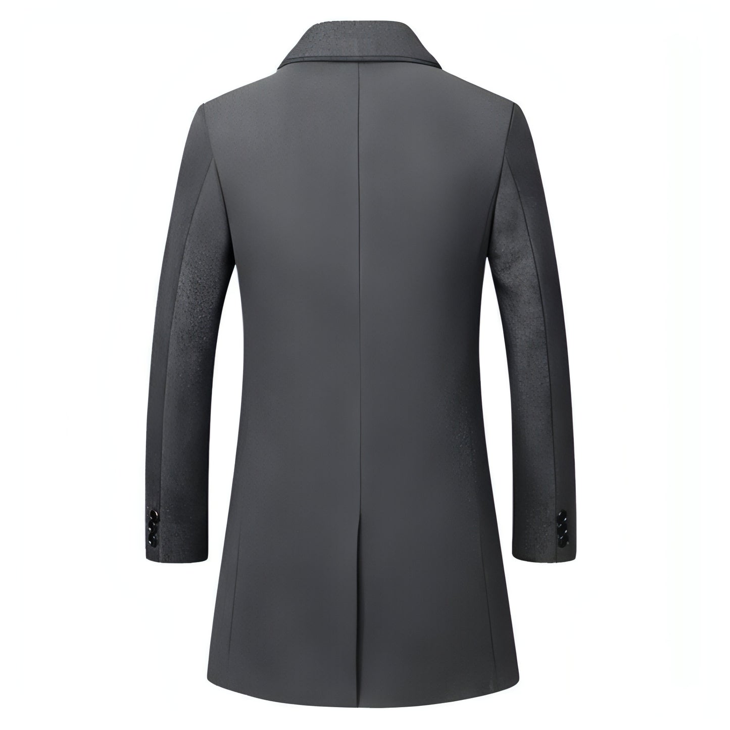 Men's long woolen coat trench coat