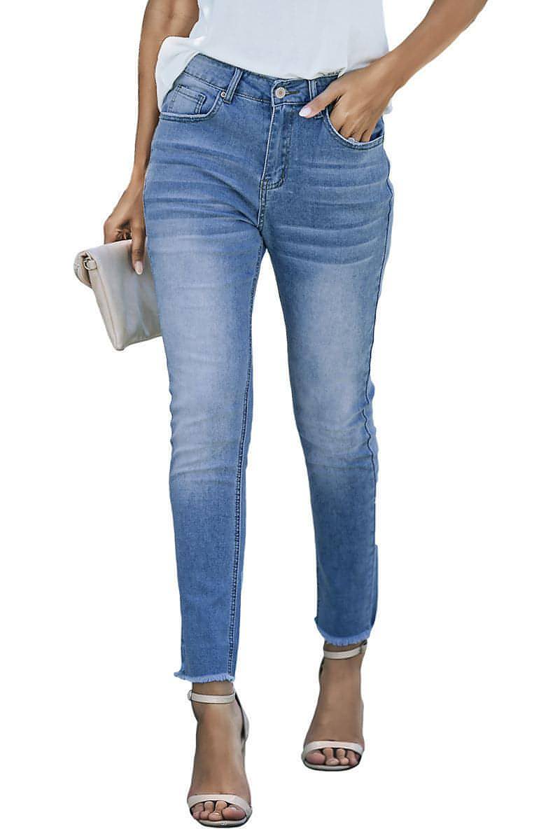 European And American Washed Jeans For Women