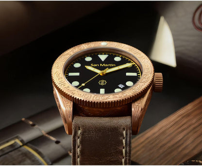 San Martin - Bronze diving watch