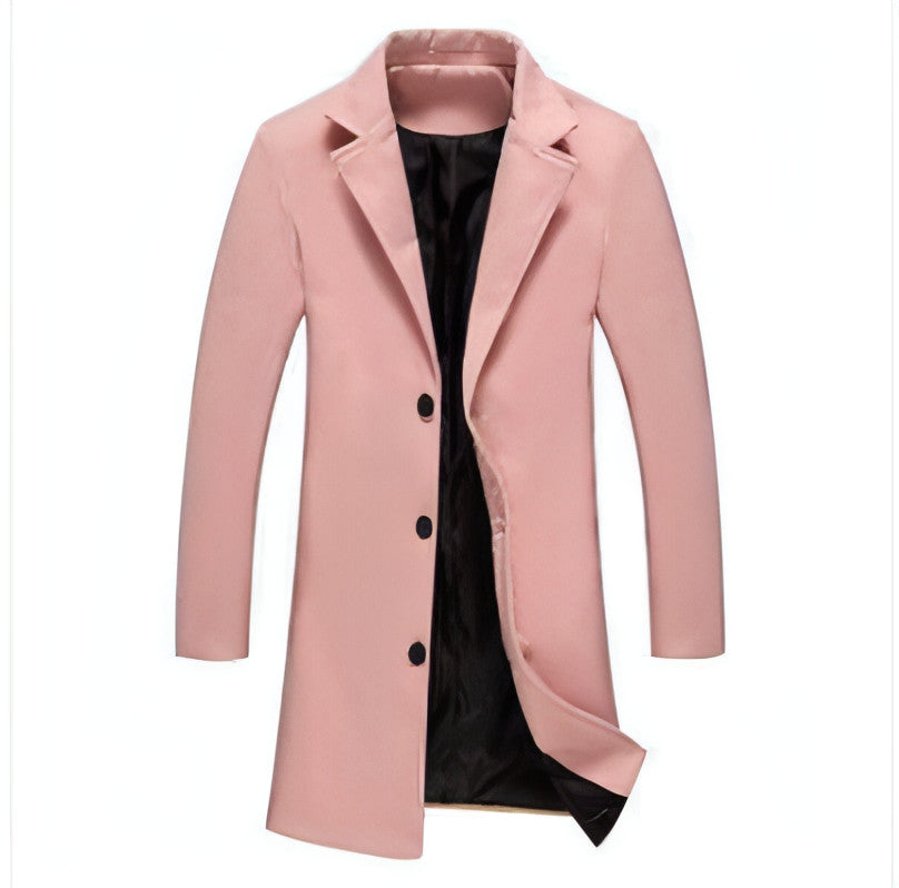 Casual Business Woolen Trench Coats