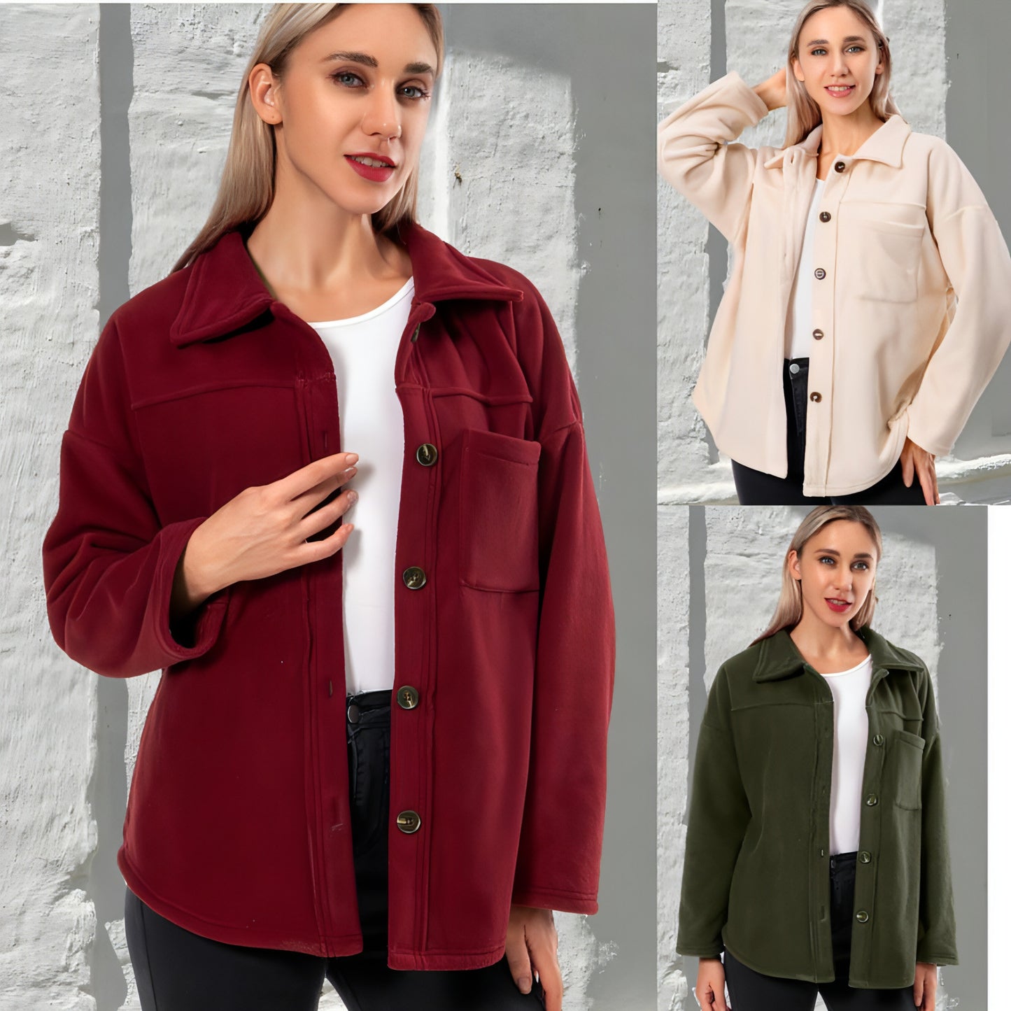 Plüschjacke für Damen