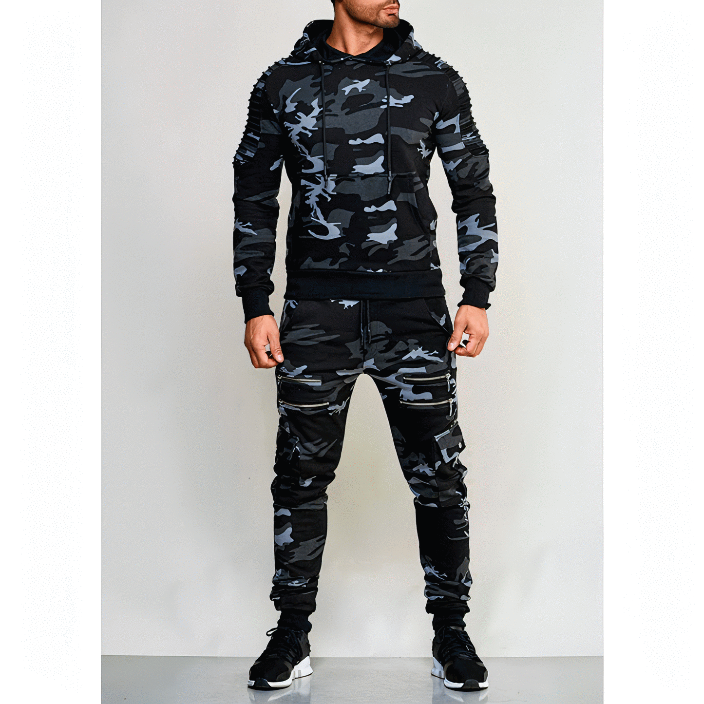 Men's Outdoor Exercise Camouflage Tracksuit