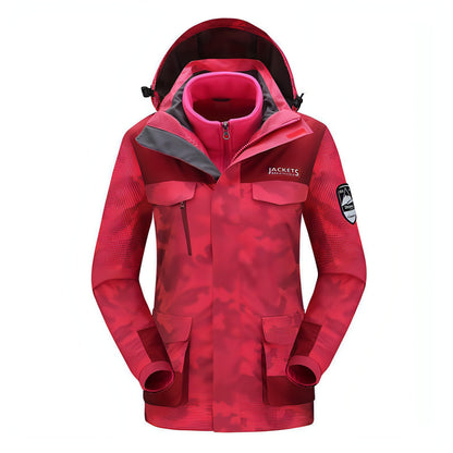 Winter Herren Skijacke Wasserdicht Winddicht Atmungsaktiv Warm Softshell Langarm Mantel