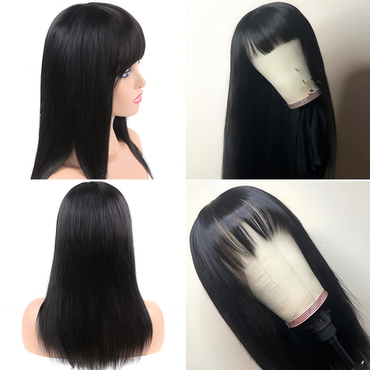 Real hair wig headgear