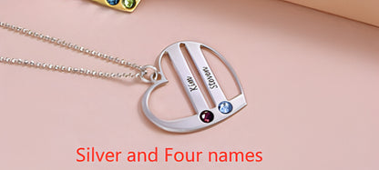 DIY Custom Engraved Name S925 Silver Diamond Necklace – Elegant & Personalized Gift