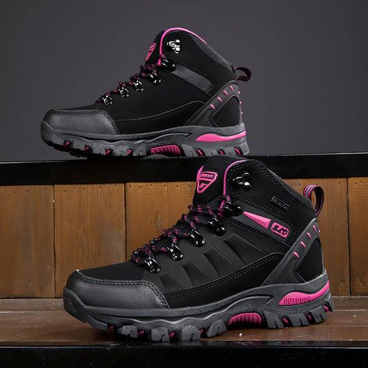 Übergröße Outdoor High-Top Verschleißfeste Bergsteigerschuhe für Damen