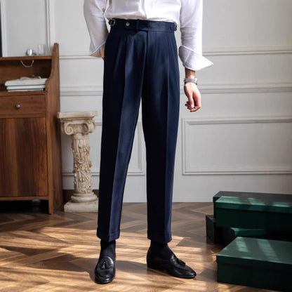 British Men Business Casual Pants