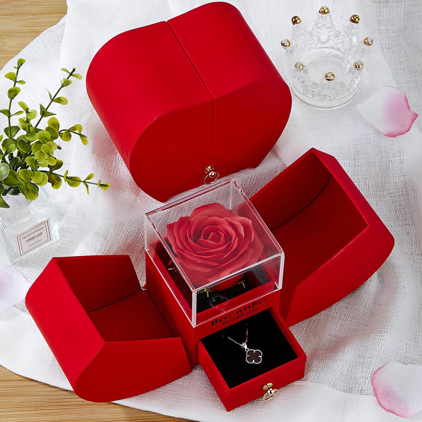 Luxury Rose Jewelry Box – The Perfect Gift Packaging