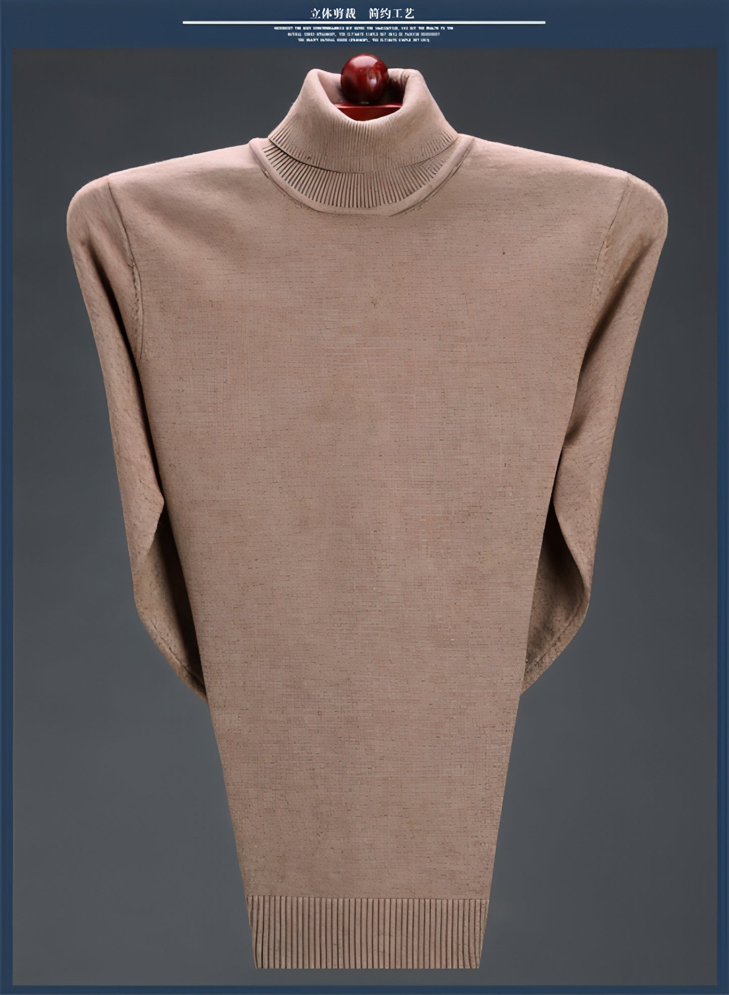 Cashmere Sweater High Neck Thickened Young And Middle-aged Men