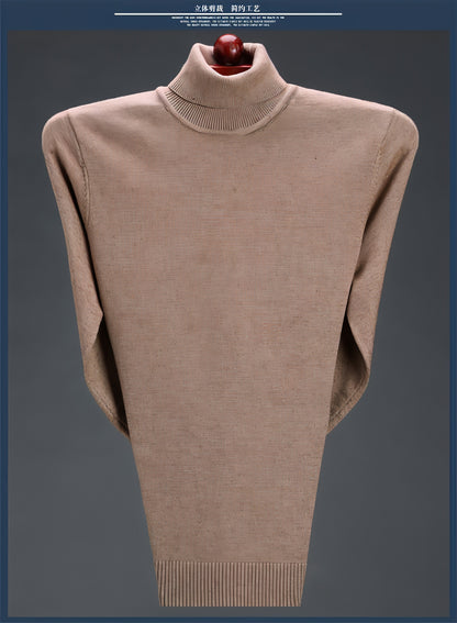 Cashmere Sweater High Neck Thickened Young And Middle-aged Men