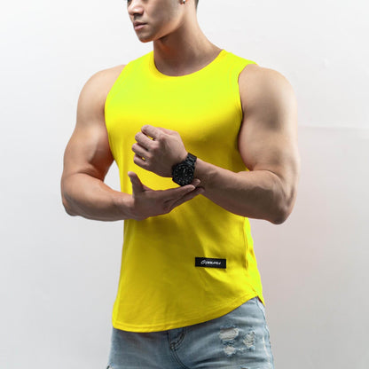 Ice Silk Vest Men's Sport T-shirt Summer