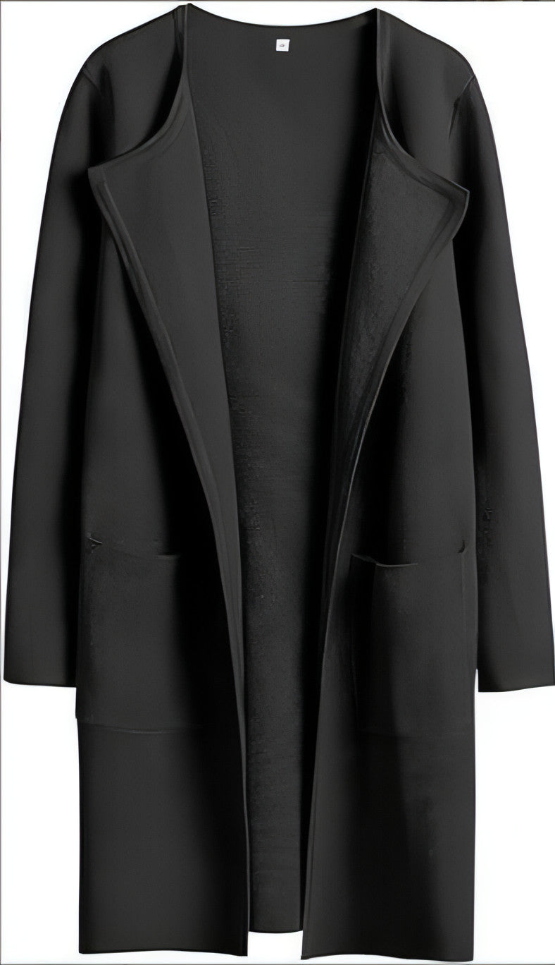 Comfort And Casual Turn-down Collar Coat Women