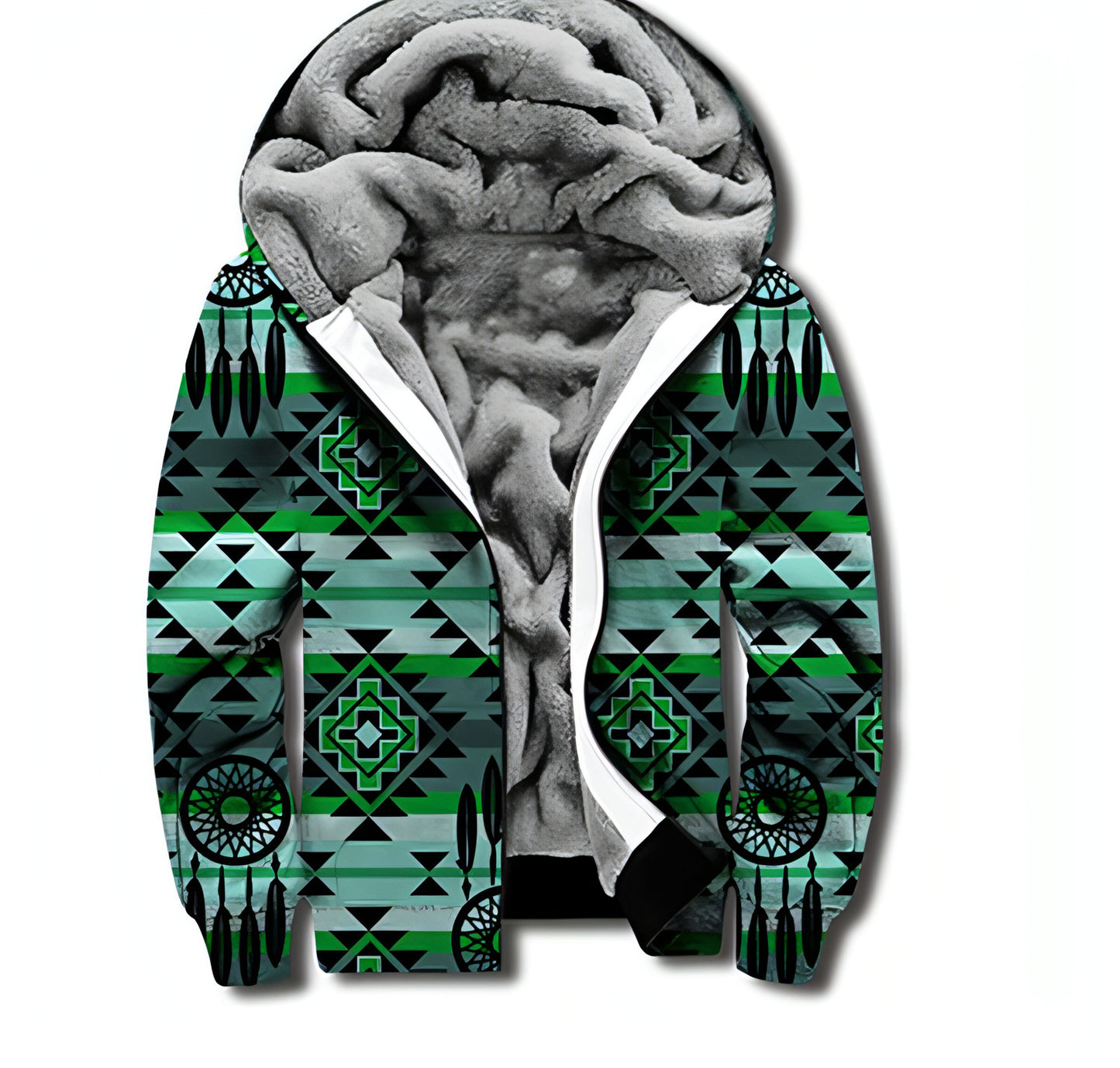 Men's Hooded Printed Sweater