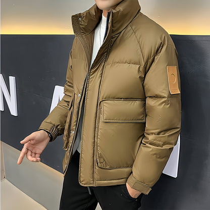 Men's Stand-up Collar Down Jacket Coat