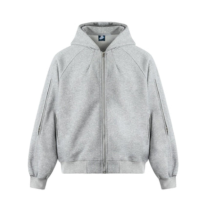 Spring New Retro Simple, Loose And Versatile Hooded Jacket