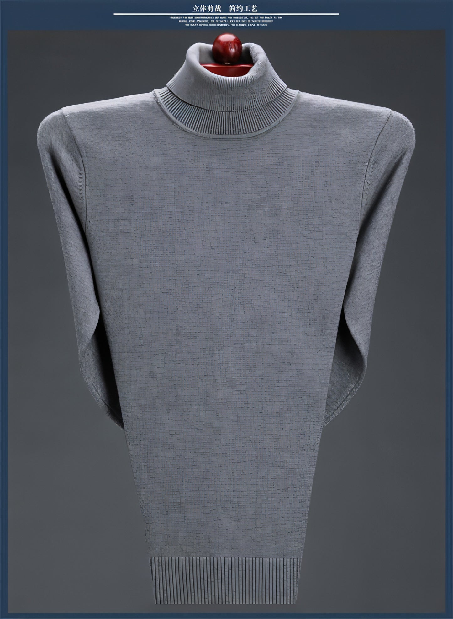 Cashmere Sweater High Neck Thickened Young And Middle-aged Men