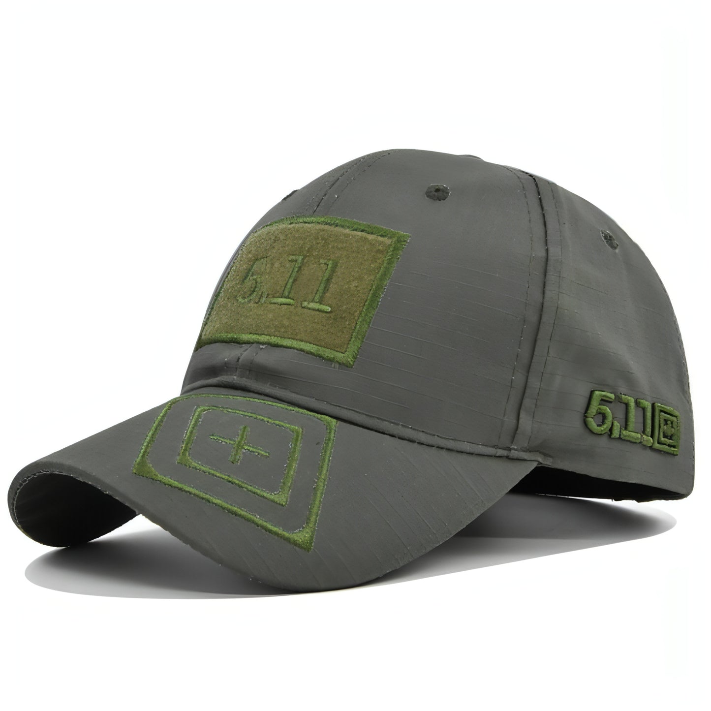 Three Dimensional Embroidered Peaked Cap