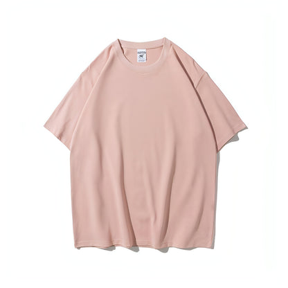 Fashion Retro Loose Cotton Half Sleeves Women T-Shirt