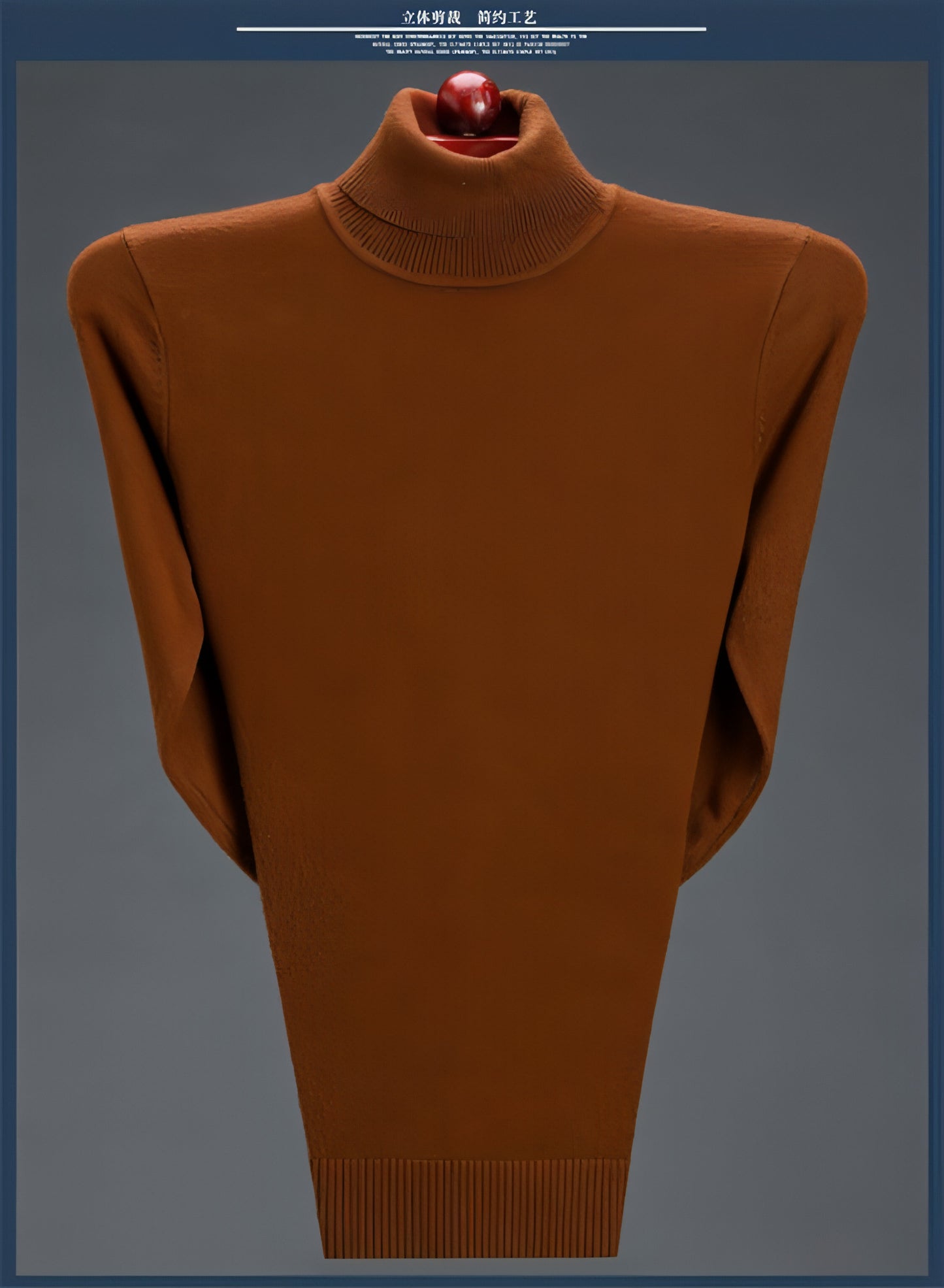 Cashmere Sweater High Neck Thickened Young And Middle-aged Men