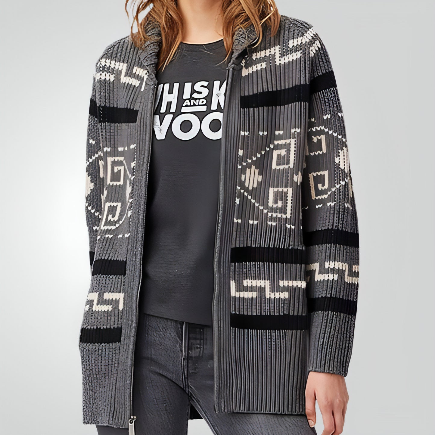 Women's Autumn And Winter Jacquard Sweater