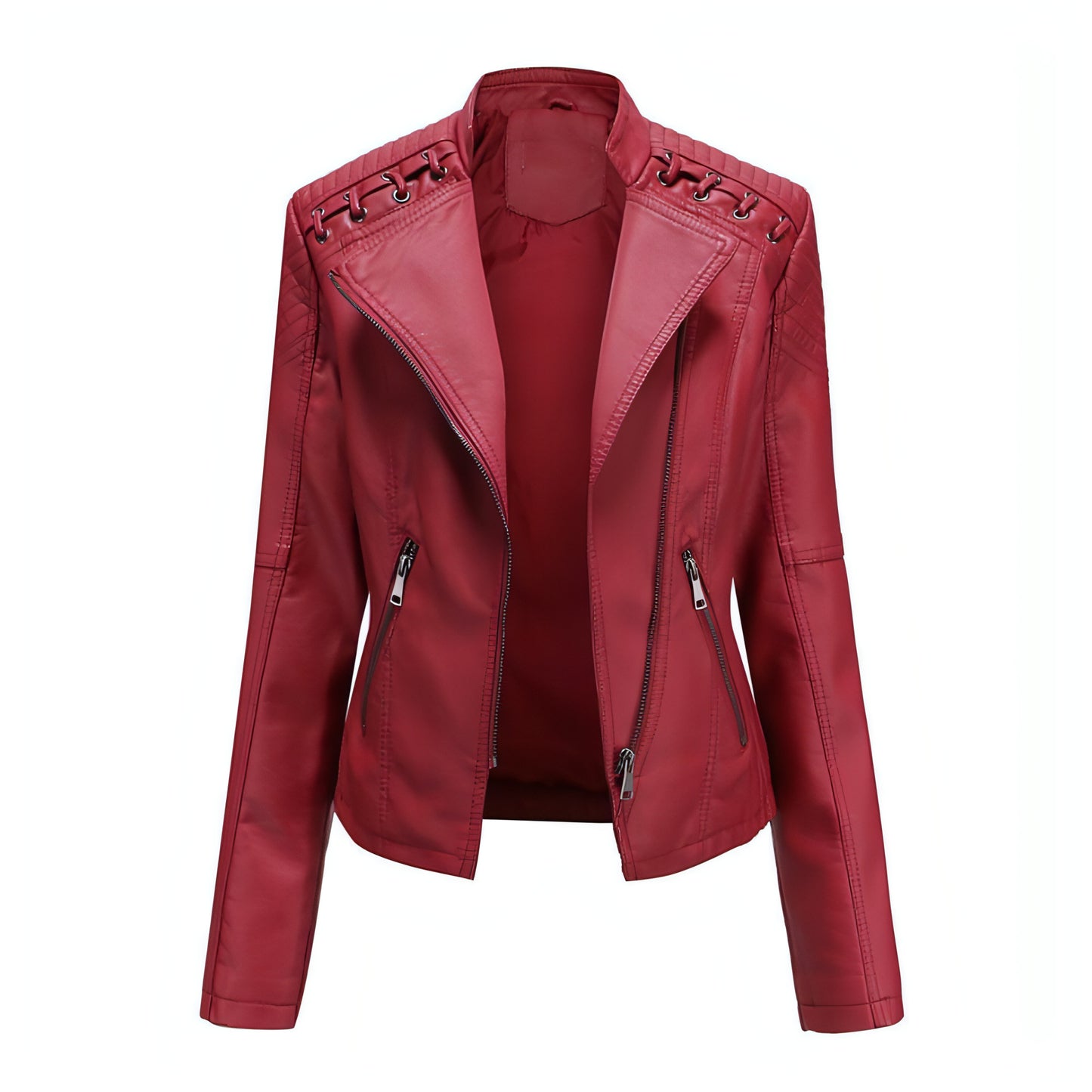 Youth Fashion European And American Women's Clothing Leather Short Jacket