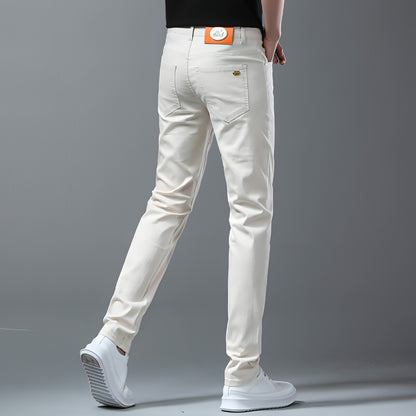 Men's Korean Style Slim-fitting Ankle-tied Youth High-end Pants