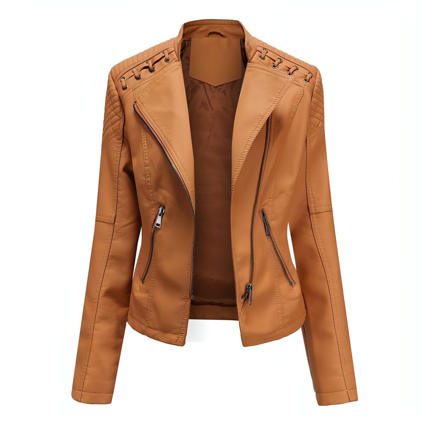 Youth Fashion European And American Women's Clothing Leather Short Jacket