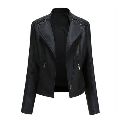 Youth Fashion European And American Women's Clothing Leather Short Jacket