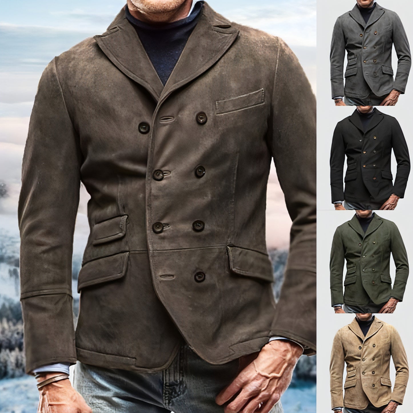 Men's Retro Casual Jacket Men's Jacket