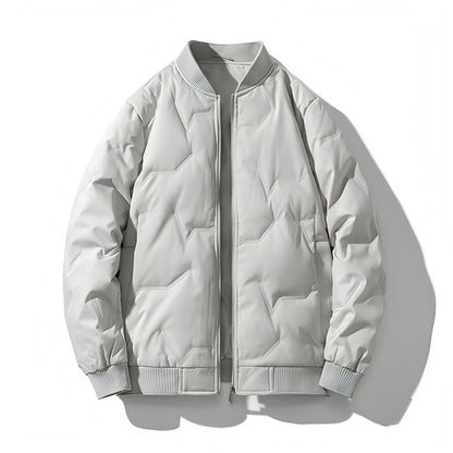 A. White Duck Down Thickened Warm Trendy Winter Men JACKET