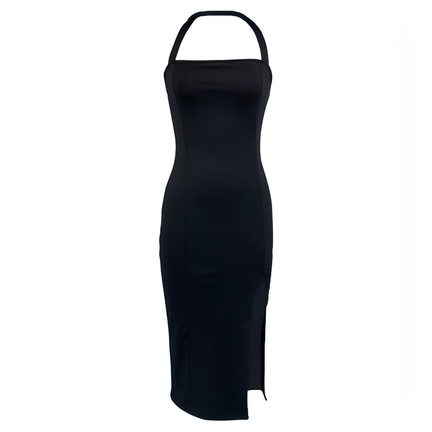 Women's Elegant Backless Halter Dress