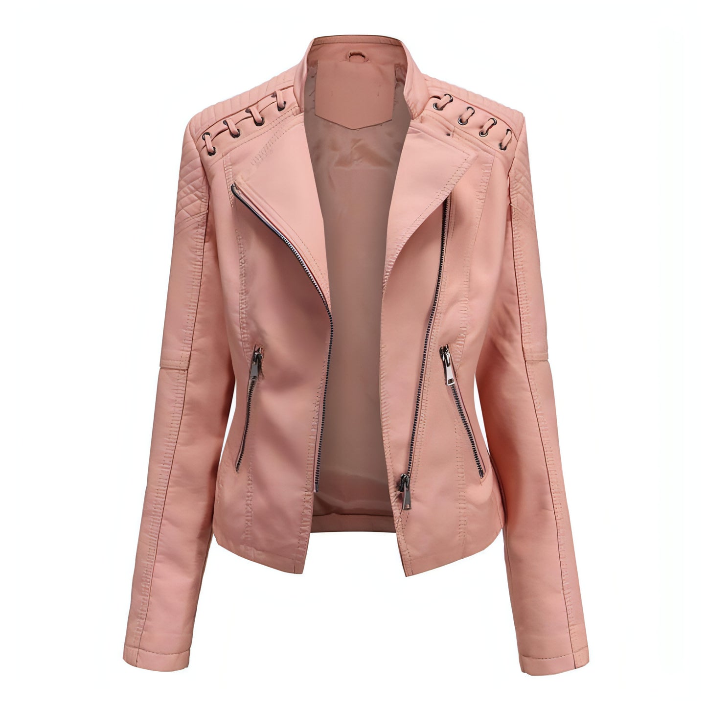 Youth Fashion European And American Women's Clothing Leather Short Jacket