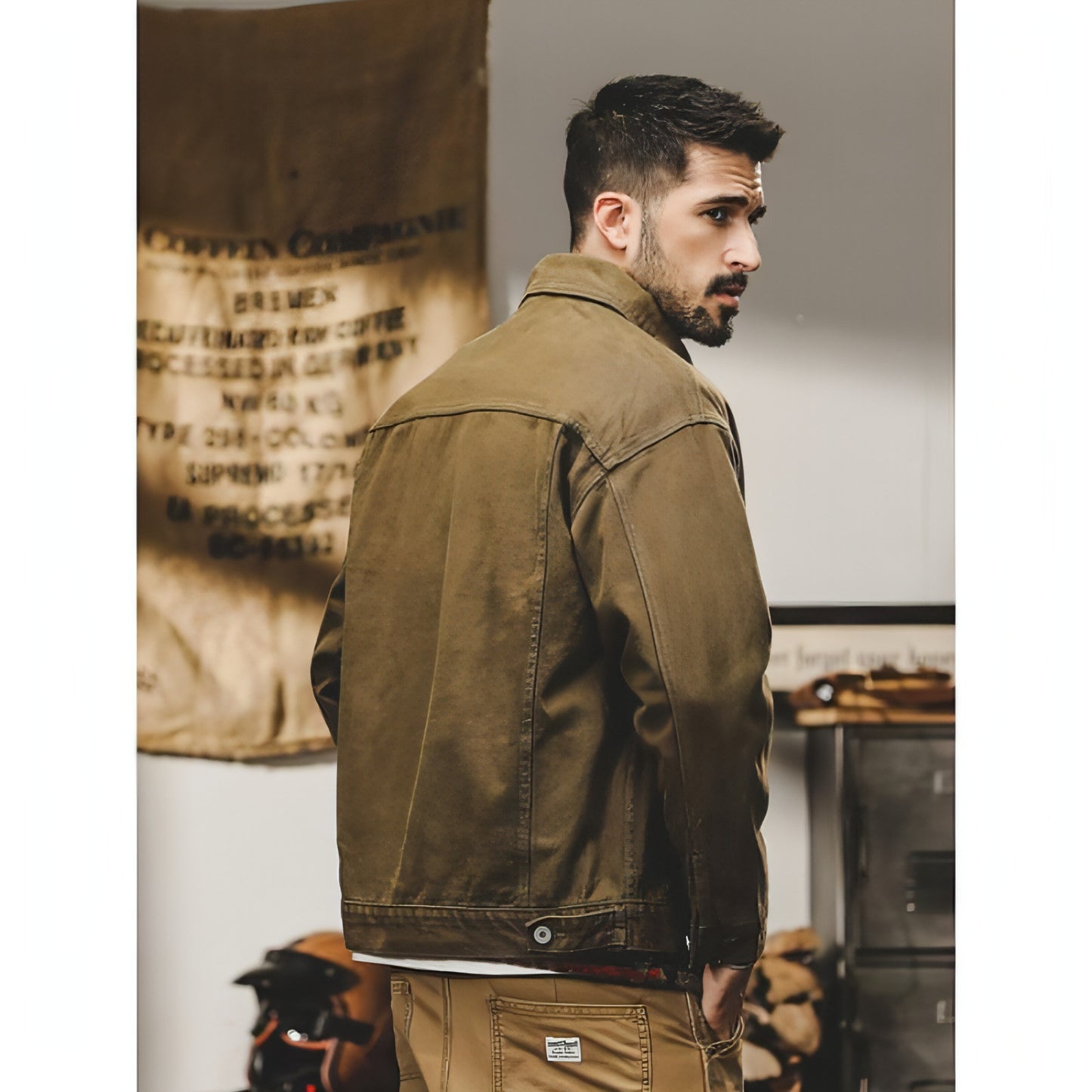 Chaqueta safari Chaqueta vintage Hombre