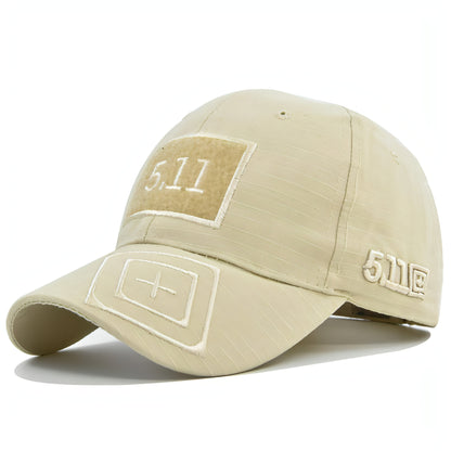 Three Dimensional Embroidered Peaked Cap