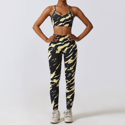 Camouflage Yoga Fitness Suit Women