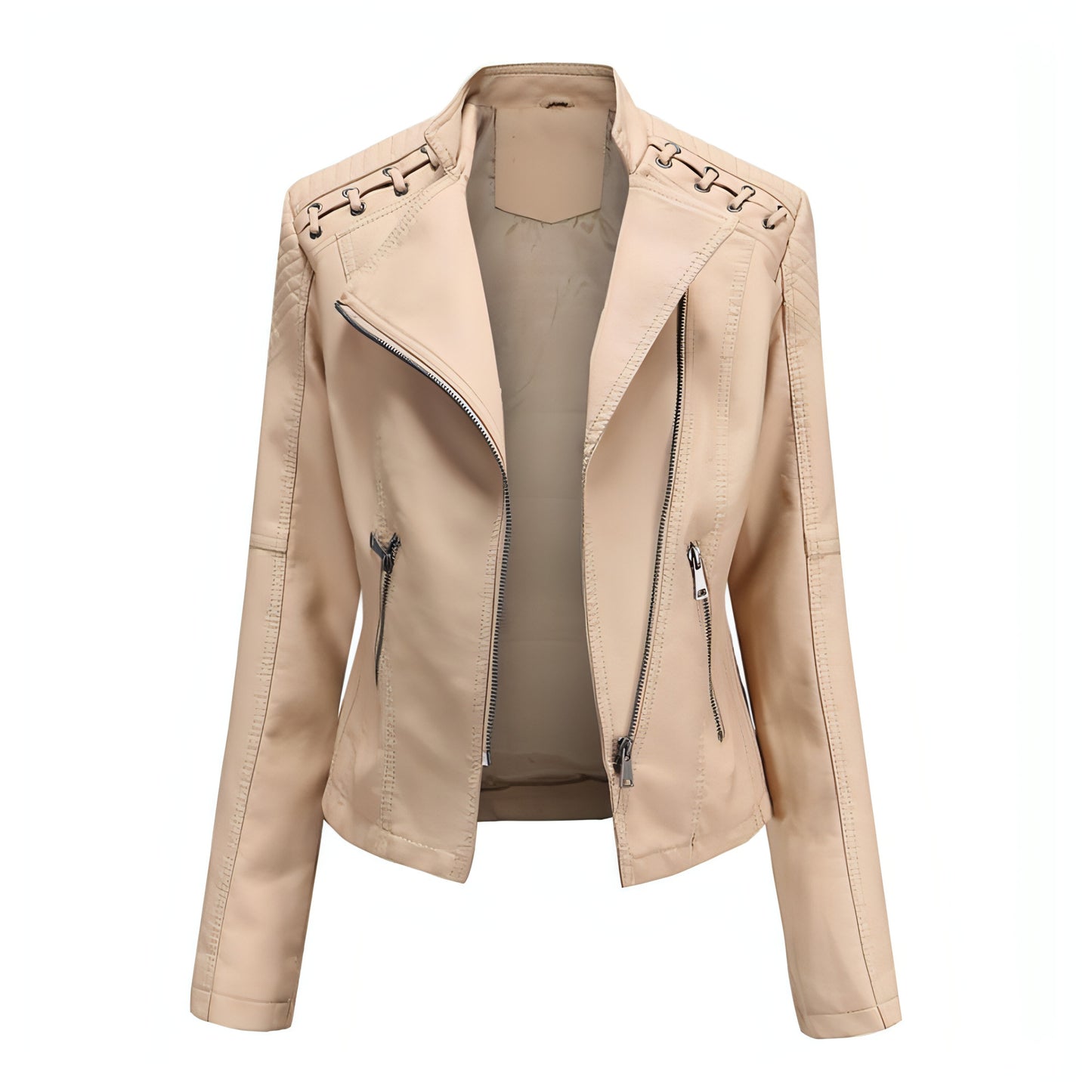 Youth Fashion European And American Women's Clothing Leather Short Jacket