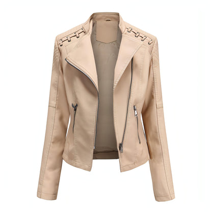 Youth Fashion European And American Women's Clothing Leather Short Jacket