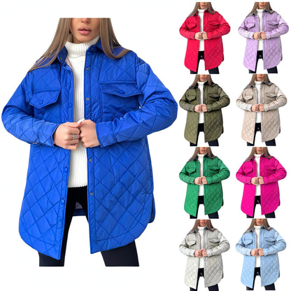 A.1 Women Rhombus Cotton-padded Jacket