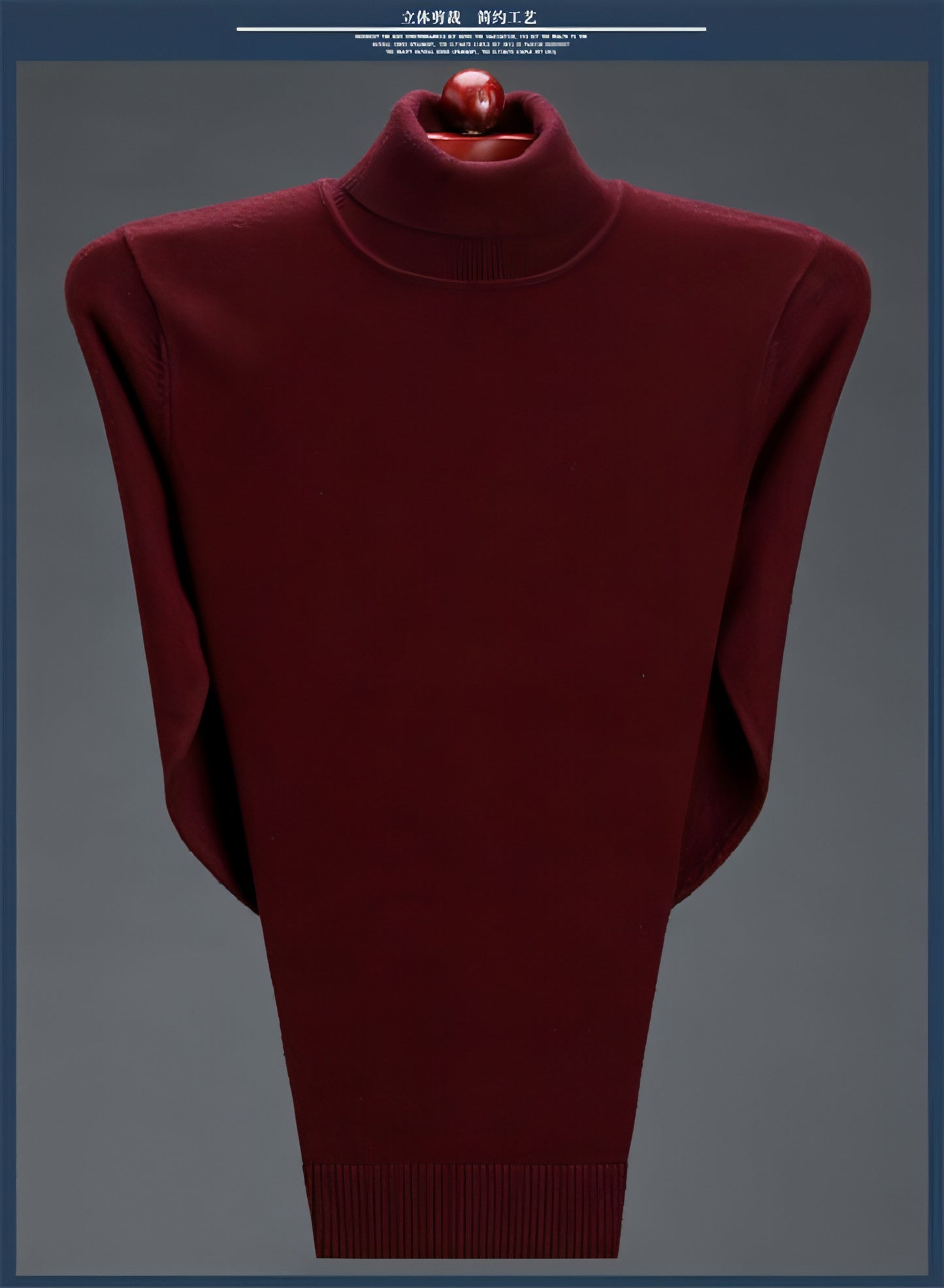 Cashmere Sweater High Neck Thickened Young And Middle-aged Men