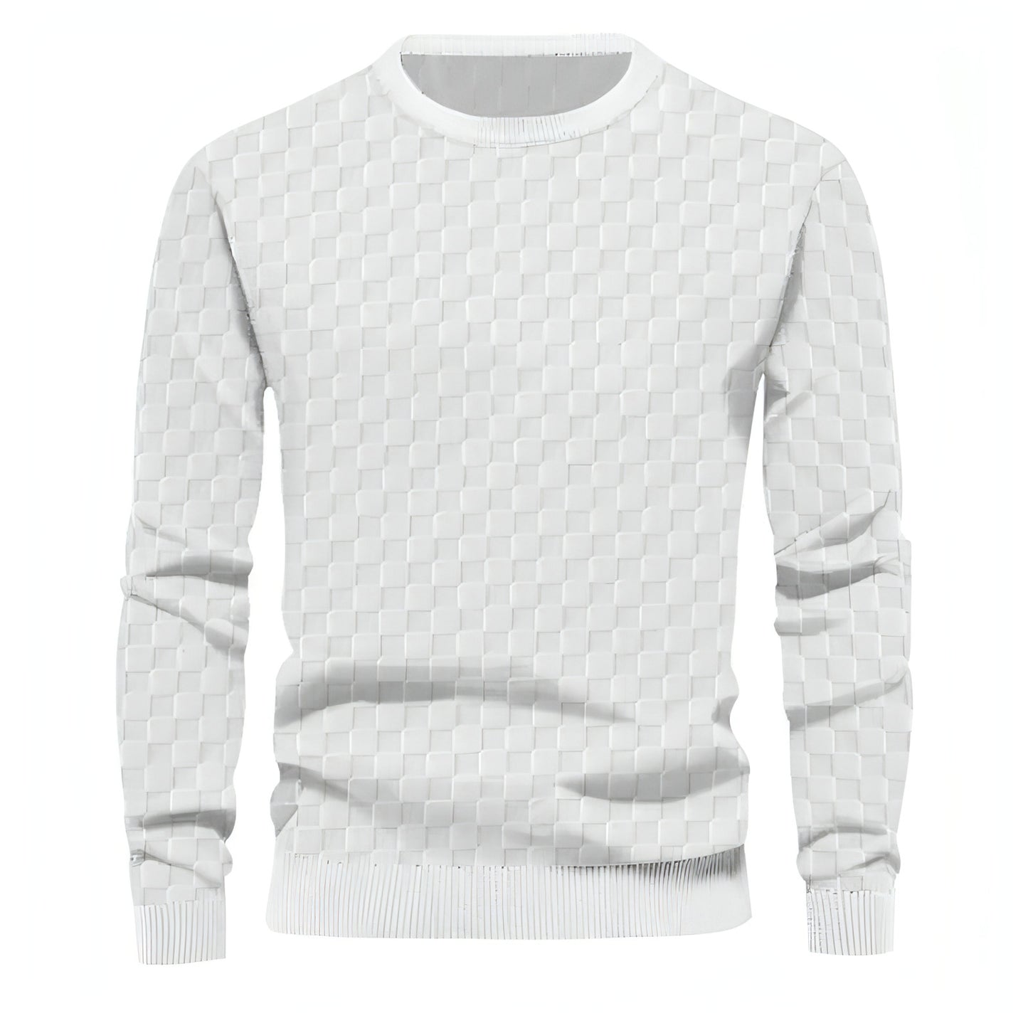 Crew Neck Casual Base Long Sleeve T-Shirt Men