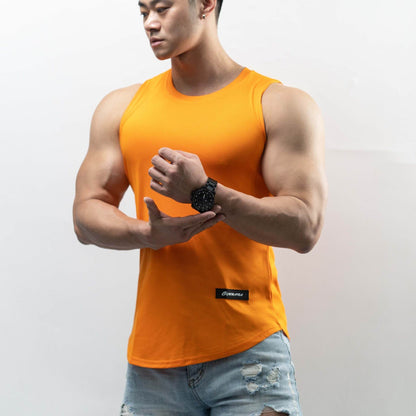 Ice Silk Vest Men's Sport T-shirt Summer