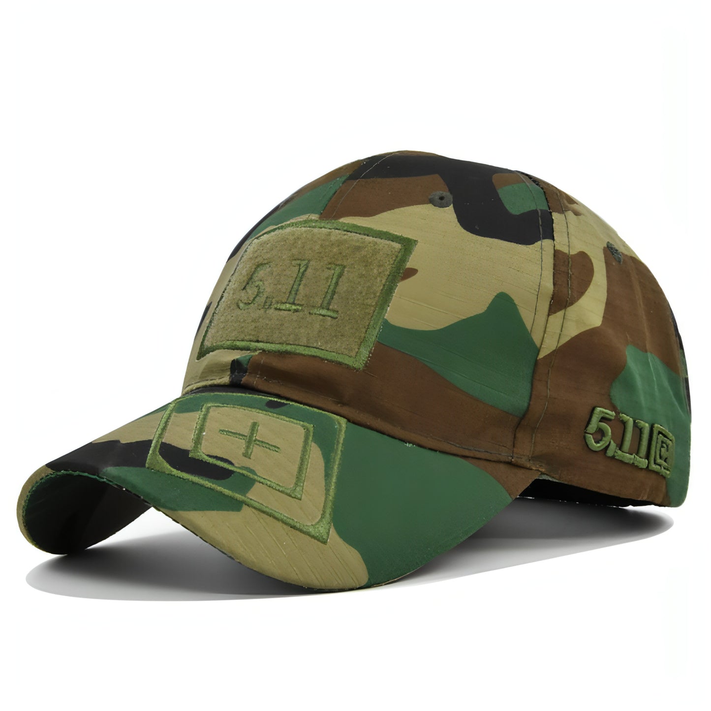 Three Dimensional Embroidered Peaked Cap