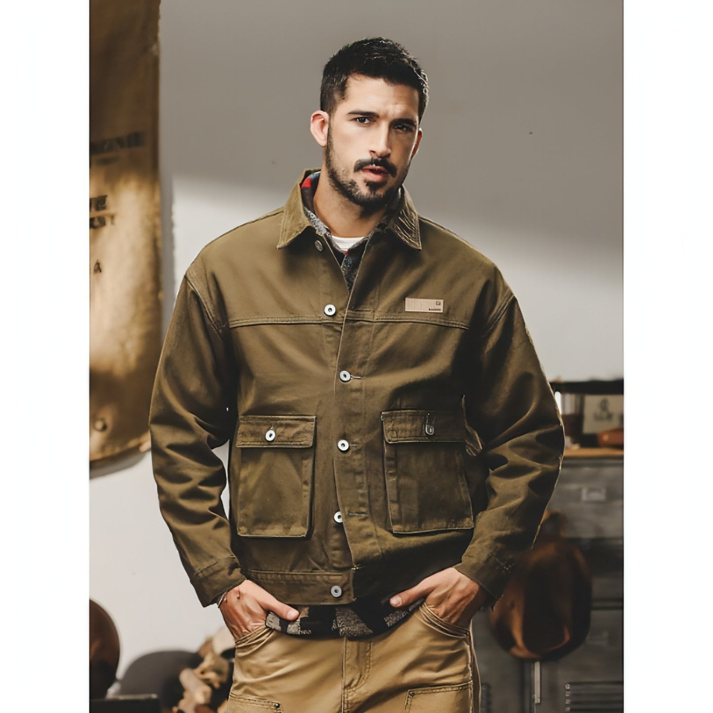 Safari Jacket Vintage Jacket Men