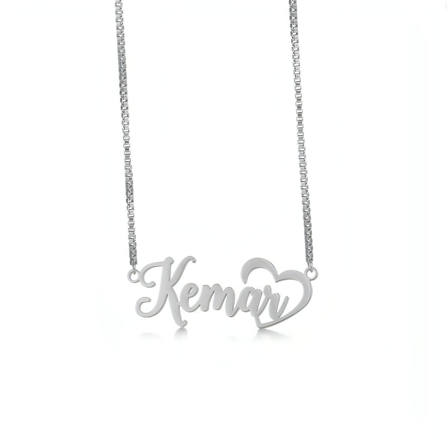 Fashionable Stainless Steel Simple English Name Clavicle Private Necklace