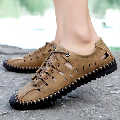 Comfortable Soft Sole Outdoor Casual Leather Shoes Men & Women